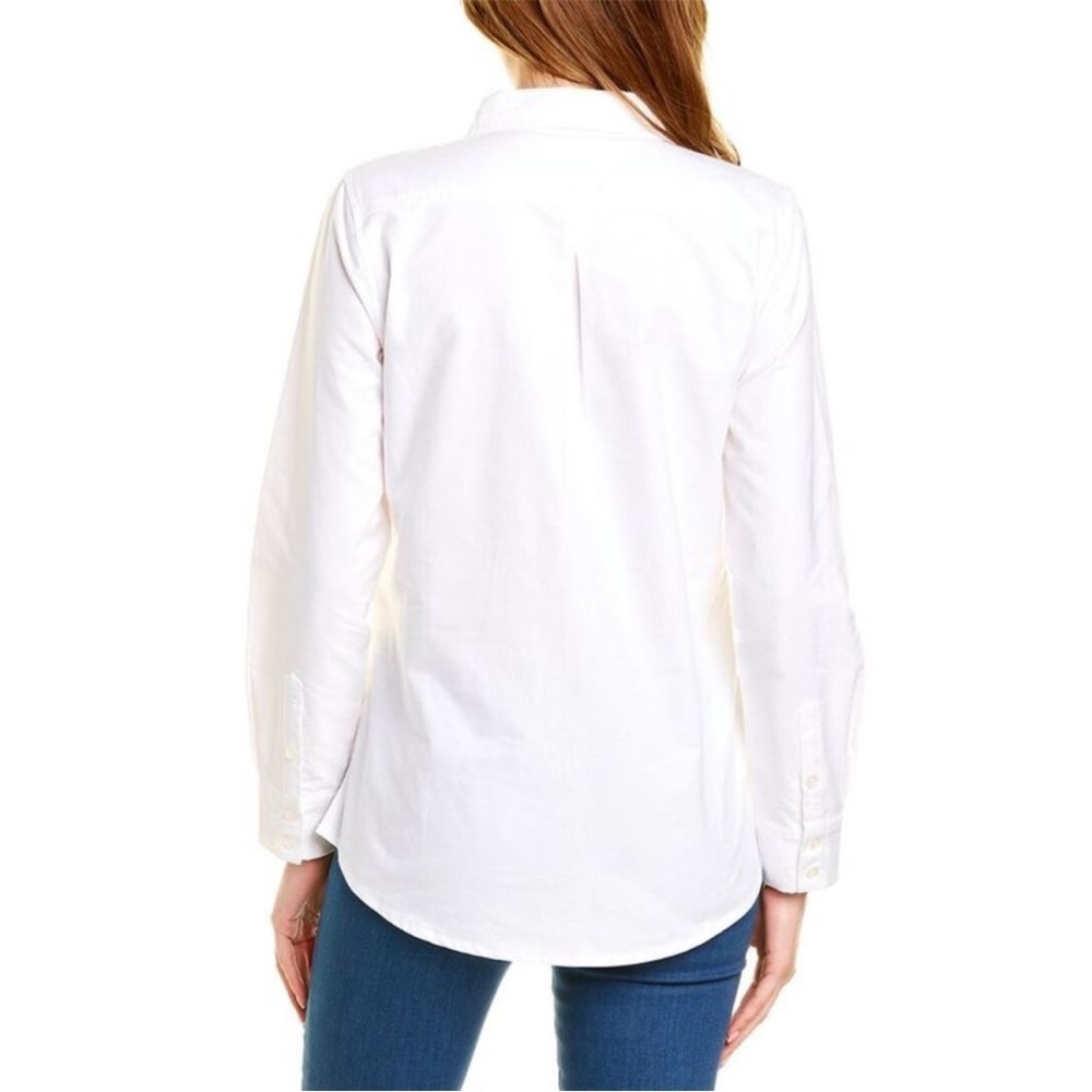 Classic Prep women’s Popover White/Chambray size Small - Picture 2 of 6